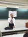 國企系蔡政言主任分享陳梧桐學長人生經歷及求學過程及勉勵同學努力向學